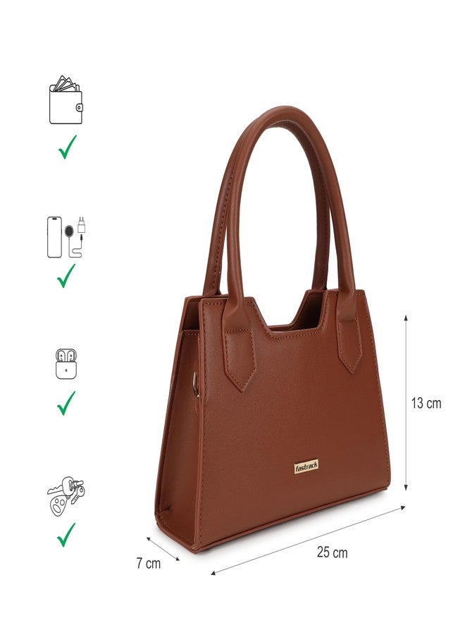 Fastrack PU Structured Solid Sling Bag for Women, Girls and Ladies | with Detachable Sling Straps | Premium PU Construction | Ladies Purse Handbag | Slings for Casual Carry - Image 4